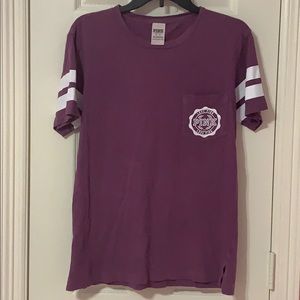 PINK purple jersey tee
